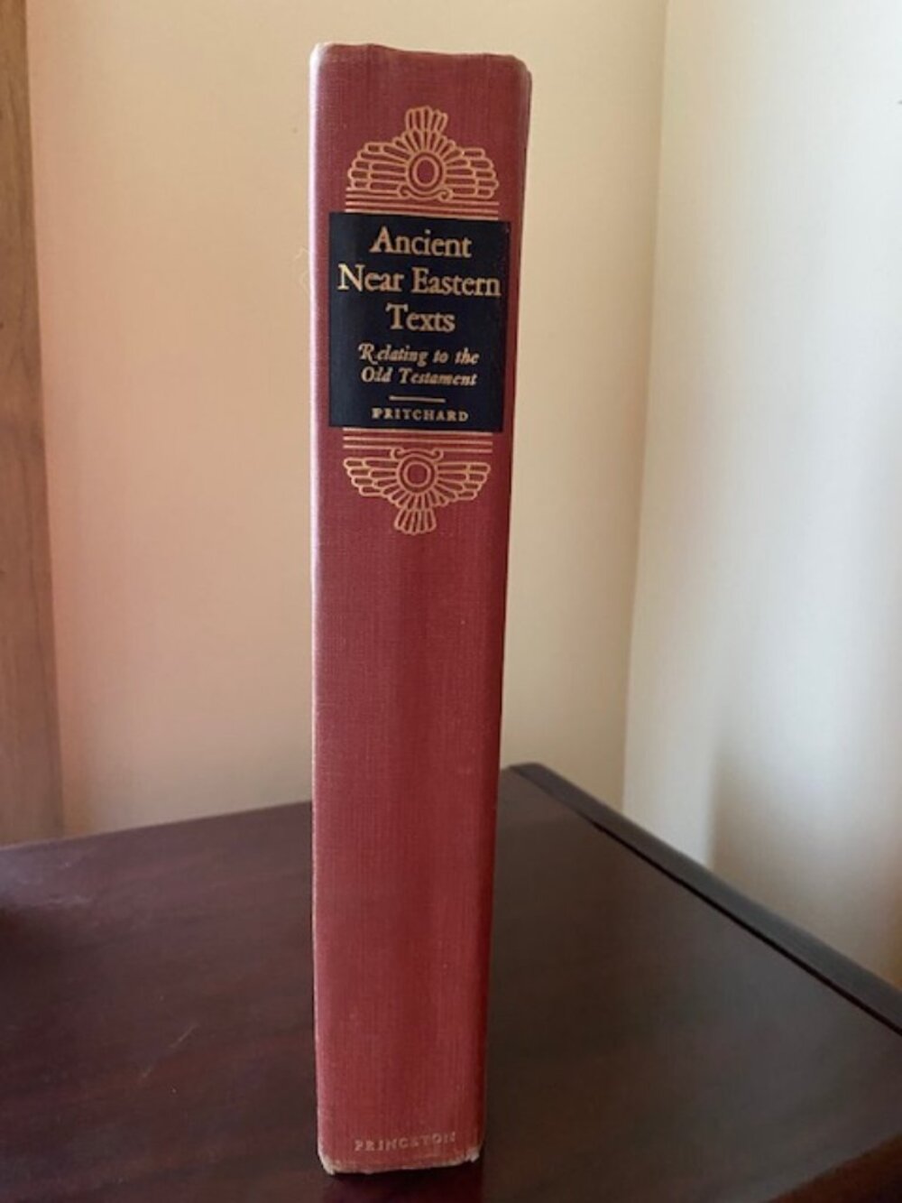 Ancient Near Eastern Texts Relating to the Old Testament, Second Ed 1955